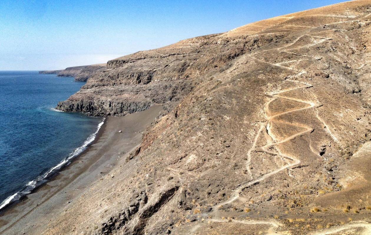 Playa Quemada - Playa Blanca-Trail